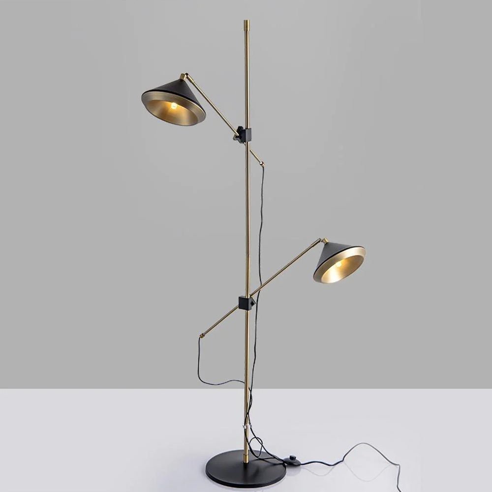 Mylirir Lampadaire en Laiton Art Déco