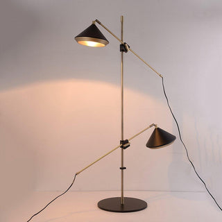 Mylirir Lampadaire en Laiton Art Déco