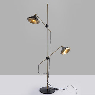 Mylirir Lampadaire en Laiton Art Déco