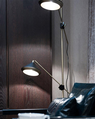 Mylirir Lampadaire en Laiton Art Déco