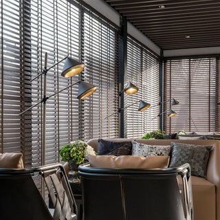 Mylirir Lampadaire en Laiton Art Déco