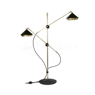 Mylirir Lampadaire en Laiton Art Déco
