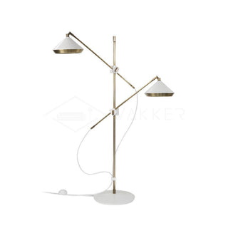 Mylirir Lampadaire en Laiton Art Déco