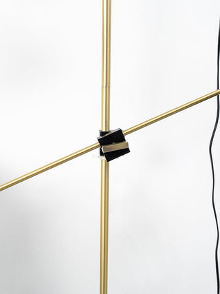 Mylirir Lampadaire en Laiton Art Déco