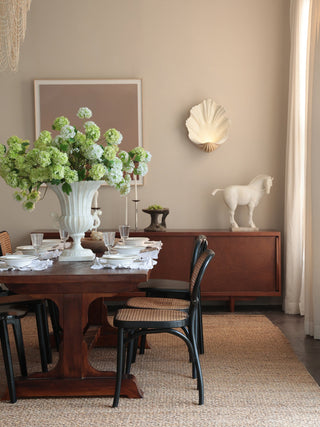 Shell Wall Sconce-Neutral Decor