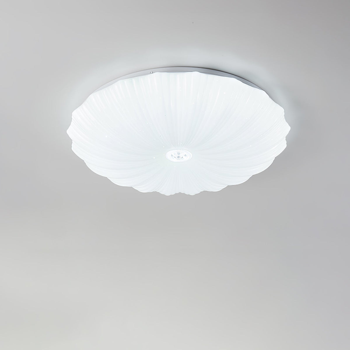 Emiline Lampe de Plafond Ronde Art Nordique Coquillage