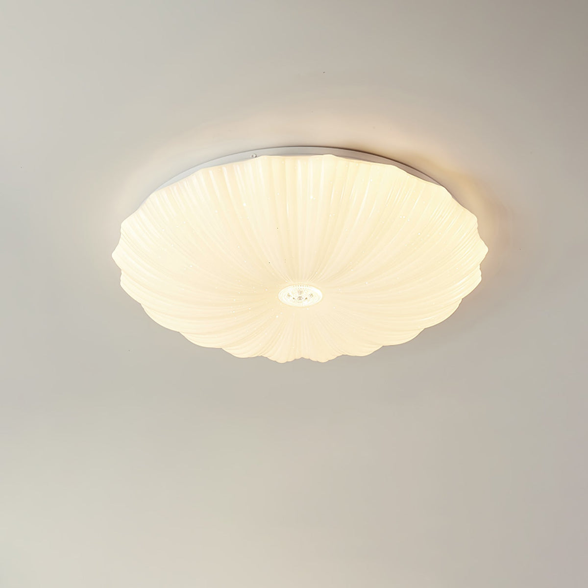 Emiline Lampe de Plafond Ronde Art Nordique Coquillage