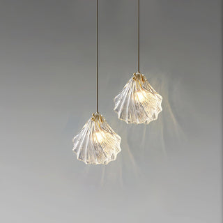 Veliraris Suspension Mini Swag en Verre Coquillage Art Nordic