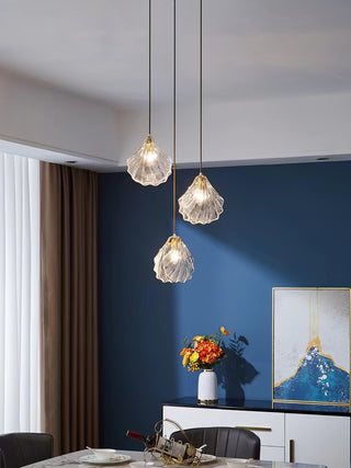 Veliraris Suspension Mini Swag en Verre Coquillage Art Nordic