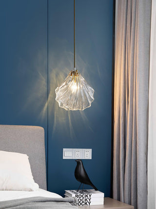 Veliraris Suspension Mini Swag en Verre Coquillage Art Nordic