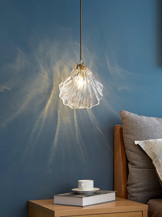 Veliraris Suspension Mini Swag en Verre Coquillage Art Nordic
