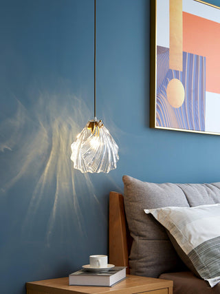 Veliraris Suspension Mini Swag en Verre Coquillage Art Nordic