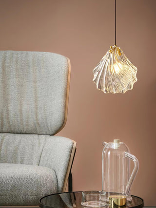 Veliraris Suspension Mini Swag en Verre Coquillage Art Nordic