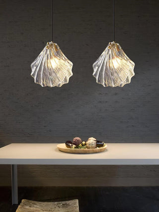 Veliraris Suspension Mini Swag en Verre Coquillage Art Nordic