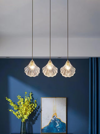 Veliraris Suspension Mini Swag en Verre Coquillage Art Nordic