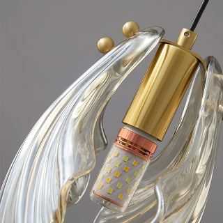 Veliraris Suspension Mini Swag en Verre Coquillage Art Nordic