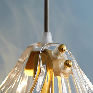 Veliraris Suspension Mini Swag en Verre Coquillage Art Nordic