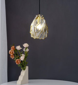 Veliraris Suspension Mini Swag en Verre Coquillage Art Nordic