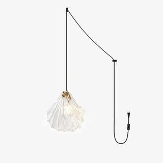 Veliraris Suspension Mini Swag en Verre Coquillage Art Nordic