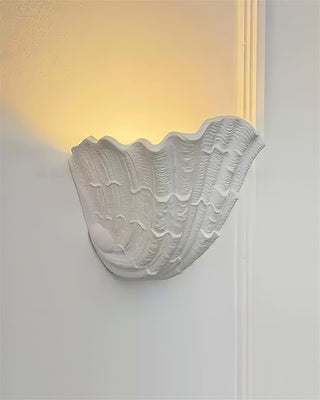 Applique Murale Coquille Plâtre Coquillage Forme Artistique-Luire