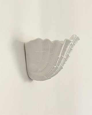 Applique Murale Coquille Plâtre Coquillage Forme Artistique-Luire
