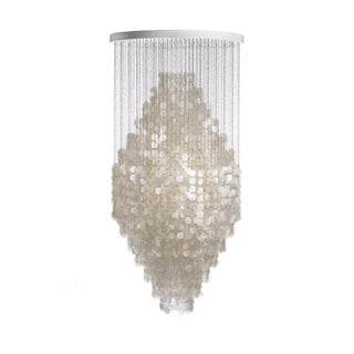 Idoris Lustre Métallique Postmoderne de Luxe en Cascade