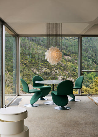 Idoris Lustre Métallique Postmoderne de Luxe en Cascade