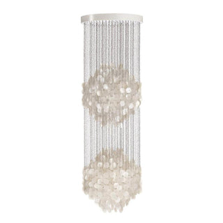 Idoris Lustre Métallique Postmoderne de Luxe en Cascade