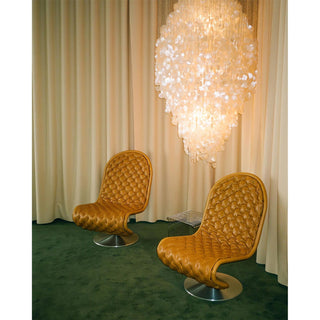 Idoris Lustre Métallique Postmoderne de Luxe en Cascade