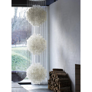 Idoris Lustre Métallique Postmoderne de Luxe en Cascade