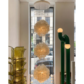 Idoris Lustre Métallique Postmoderne de Luxe en Cascade