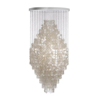 Idoris Lustre Métallique Postmoderne de Luxe en Cascade