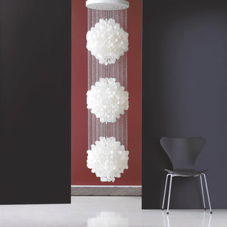 Idoris Lustre Métallique Postmoderne de Luxe en Cascade
