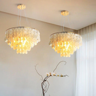 Esileth Postmoderne Luxe Coquille Carillon Lustre