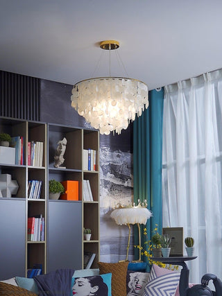 Esileth Postmoderne Luxe Coquille Carillon Lustre