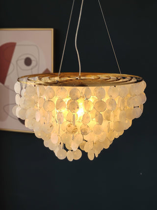 Esileth Postmoderne Luxe Coquille Carillon Lustre