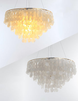 Esileth Postmoderne Luxe Coquille Carillon Lustre