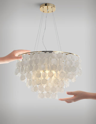 Esileth Postmoderne Luxe Coquille Carillon Lustre