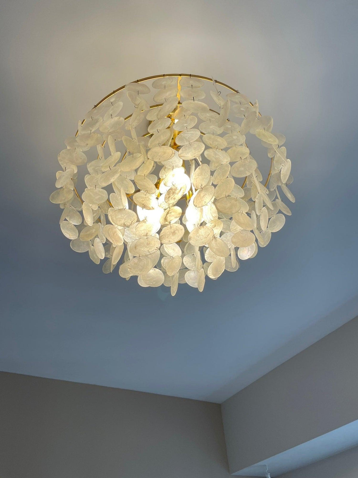 Esileth Postmoderne Luxe Coquille Carillon Lustre