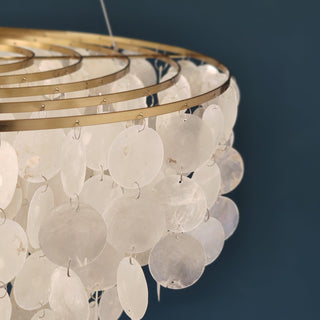 Esileth Postmoderne Luxe Coquille Carillon Lustre