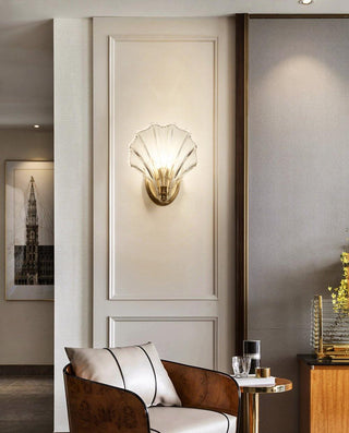 Respected Applique Murale en Verre et Laiton Premium-Luire