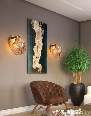 Respected Applique Murale en Verre et Laiton Premium-Luire