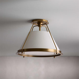 Ardennes Plafonnier en Tissu Style Industriel Vintage