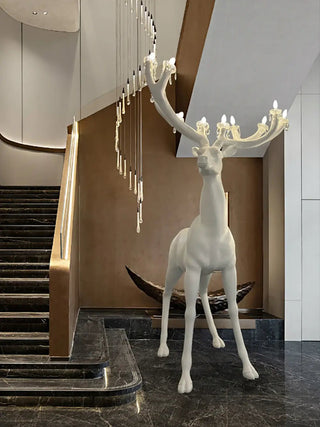 Veluaine Lampadaire Figurine de Cerf Artistique Et Ludique
