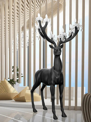 Veluaine Lampadaire Figurine de Cerf Artistique Et Ludique