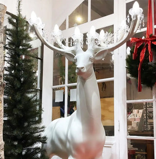 Veluaine Lampadaire Figurine de Cerf Artistique Et Ludique