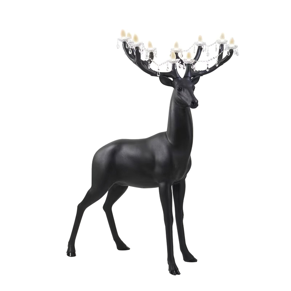 Veluaine Lampadaire Figurine de Cerf Artistique Et Ludique