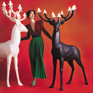 Veluaine Lampadaire Figurine de Cerf Artistique Et Ludique