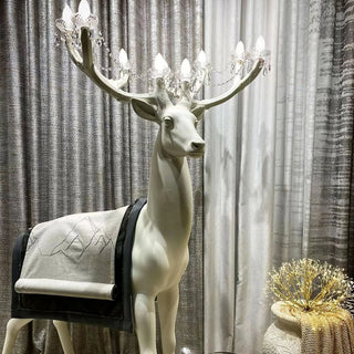 Veluaine Lampadaire Figurine de Cerf Artistique Et Ludique
