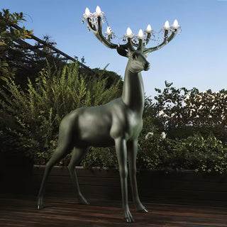Veluaine Lampadaire Figurine de Cerf Artistique Et Ludique